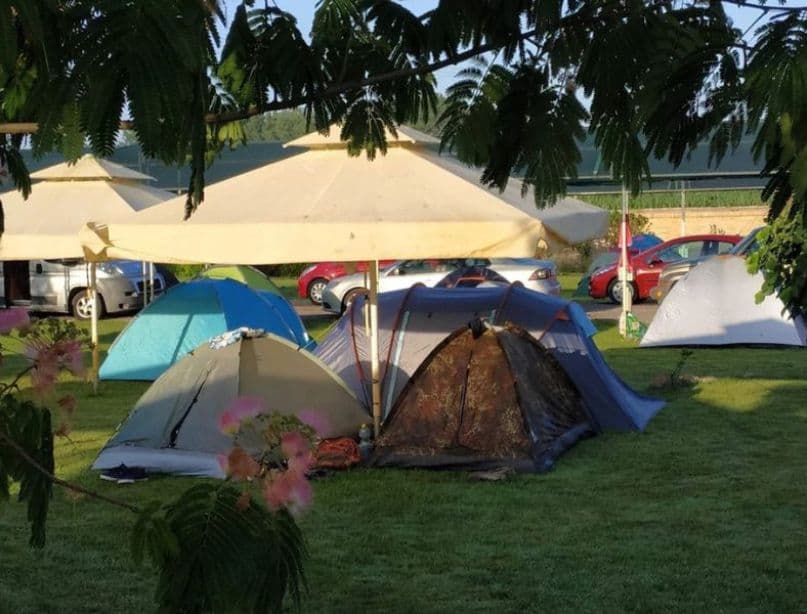 Gosti se opuštaju na Camping Sosul na raskršću Srbije, Mađarske i Hrvatske